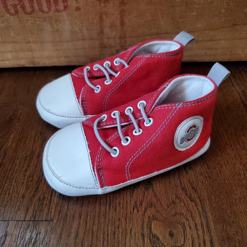 Like New Ohio State OSU crib sneakers